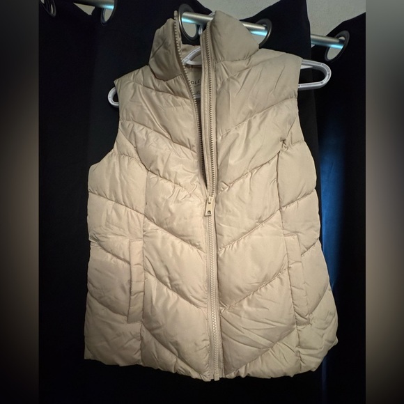 Cole Haan Jackets & Blazers - Cole Haan Beige Quilted Vest